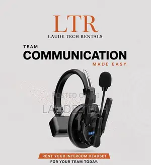 Wireless Intercom Headsets (Set of 5) Can Be Booked as Set of 2,3,4