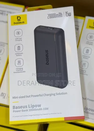 Baseus LiPow 20000mAh 15W Fast Charging Power Bank