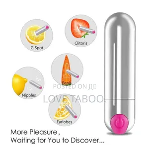 Silicone and Silver Clitoral Bullet Vibrator