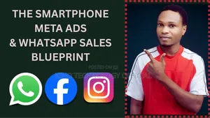 Smartphone Meta Ads Whatsapp Sales Blueprint