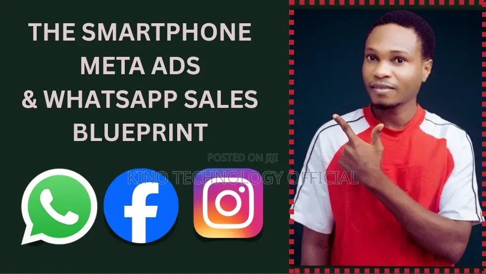 Smartphone Meta Ads Whatsapp Sales Blueprint