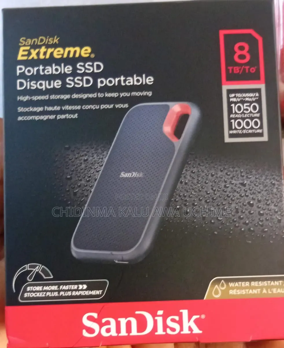 Sandisk Extreme Pro Portable SSD 8Tb
