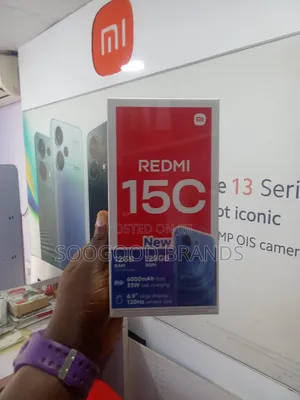 New Xiaomi Redmi 15C 4G 128 GB Black