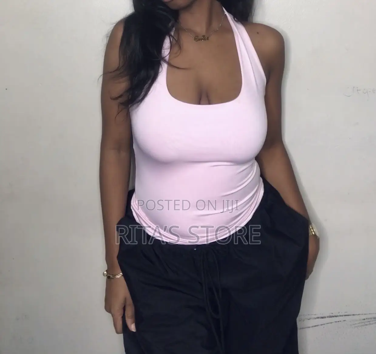 Halter Neck Full Length Top