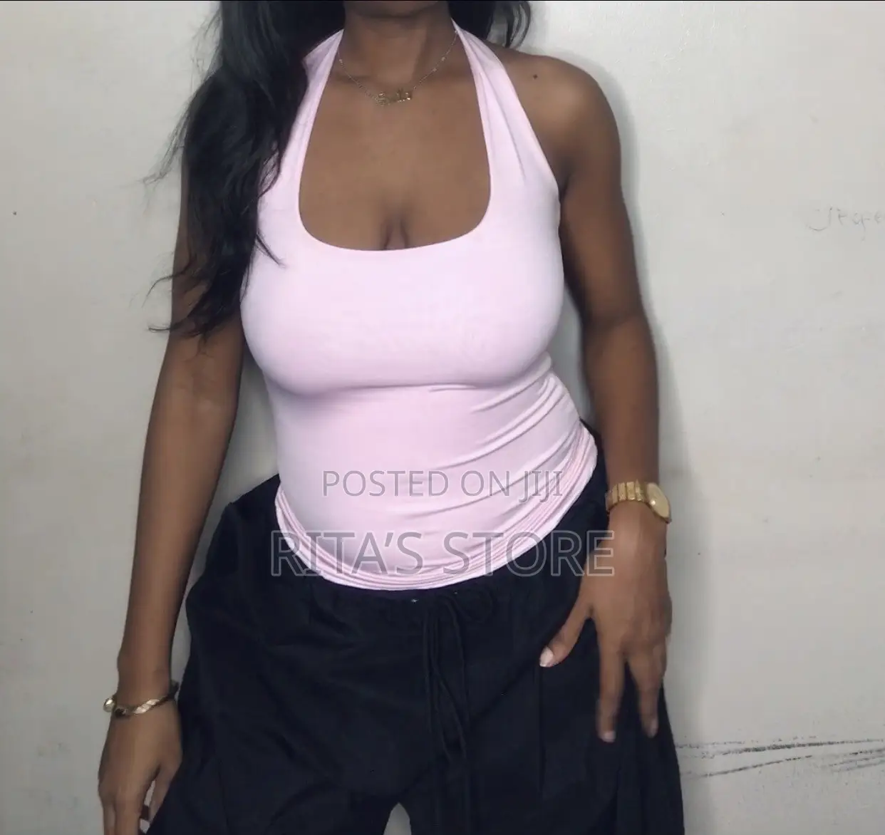 Halter Neck Full Length Top