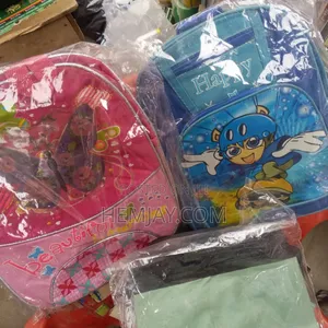 (3in1) Children School Bag and Launch Bag + 1 Free School Bag