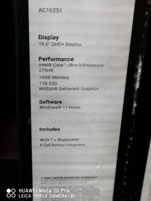 New Laptop Dell 16GB Intel Core Ultra 9 SSD 1T