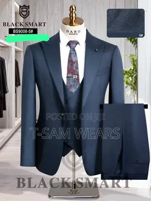 Black Smart Designer Turkish Suit