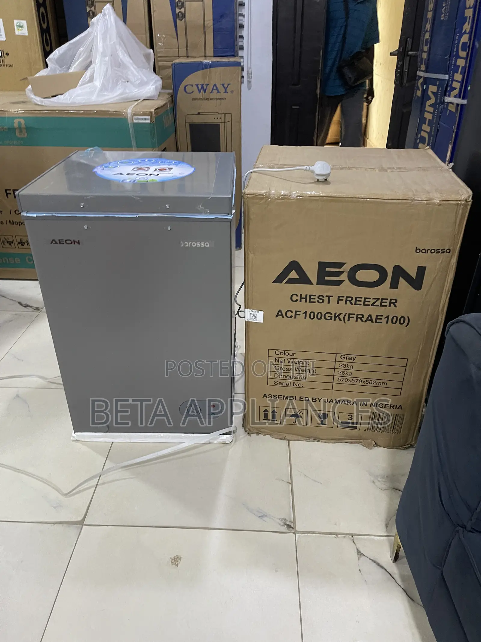 Buy Aeon 100L Deep Freezer – Great Value for Home & Business