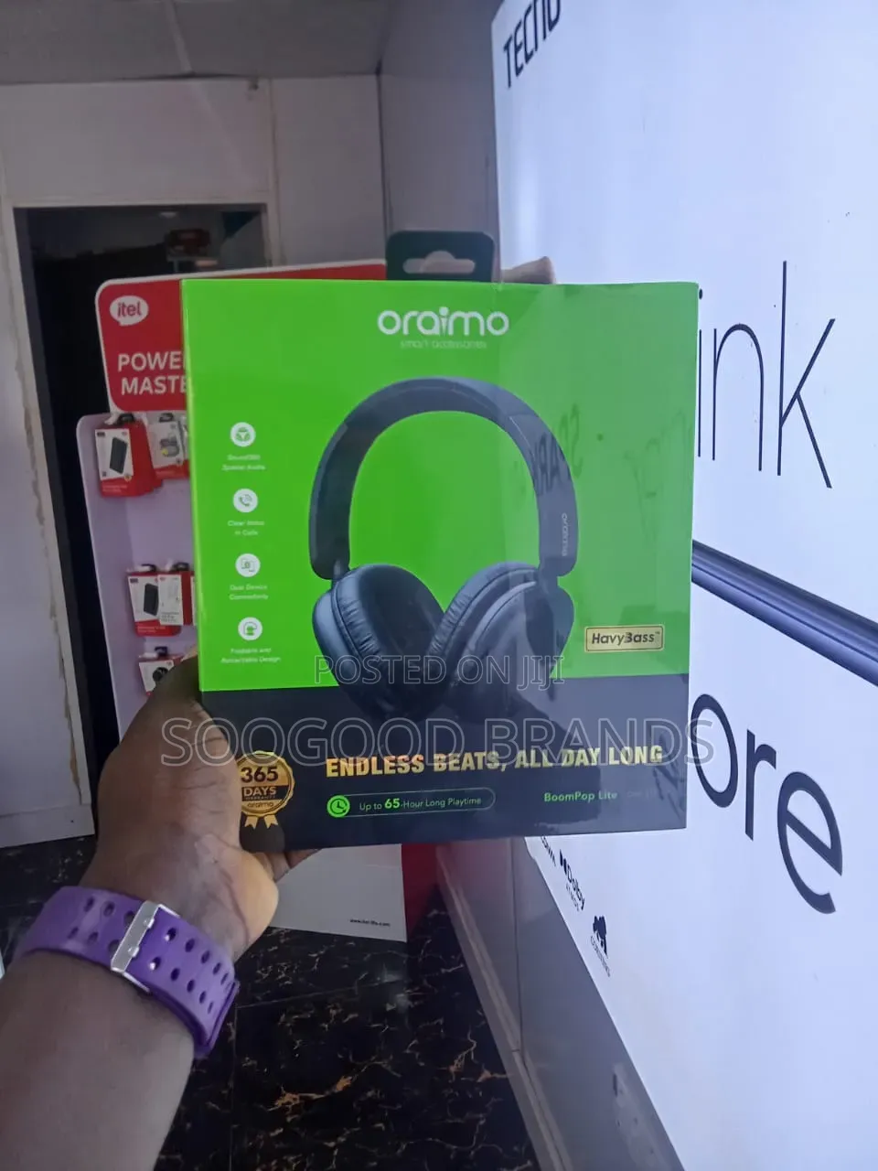 Oraimo Boompop Lite Headset