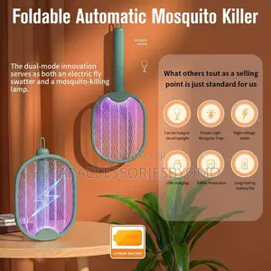 Folding Electric Mosquito Bat