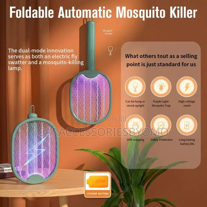 Folding Electric Mosquito Bat