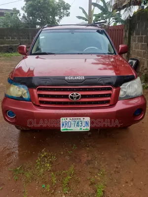Toyota Highlander 2004 Red
