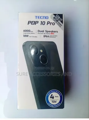 New Tecno Pop 10 Pro 128 GB White
