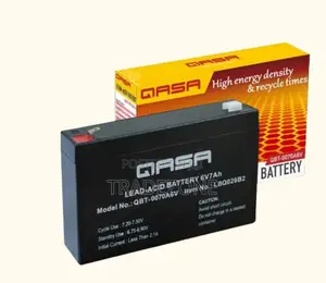 Qasa 6V 7Ah Rechargeable Fan Replacement Battery QBT-0070A6V