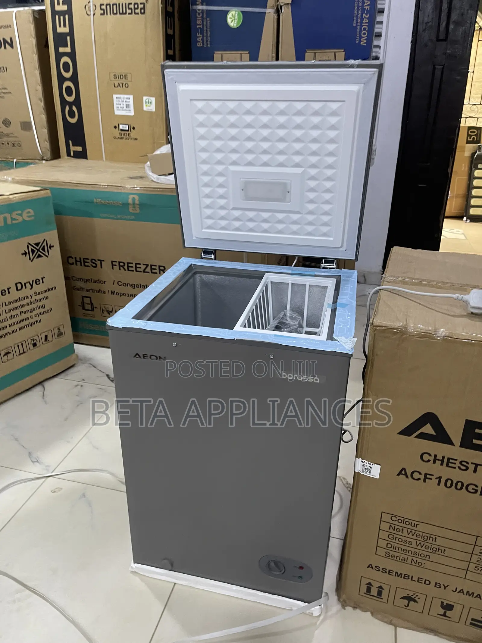 Aeon 100L Chest Freezer – Simple, Spacious & Reliable