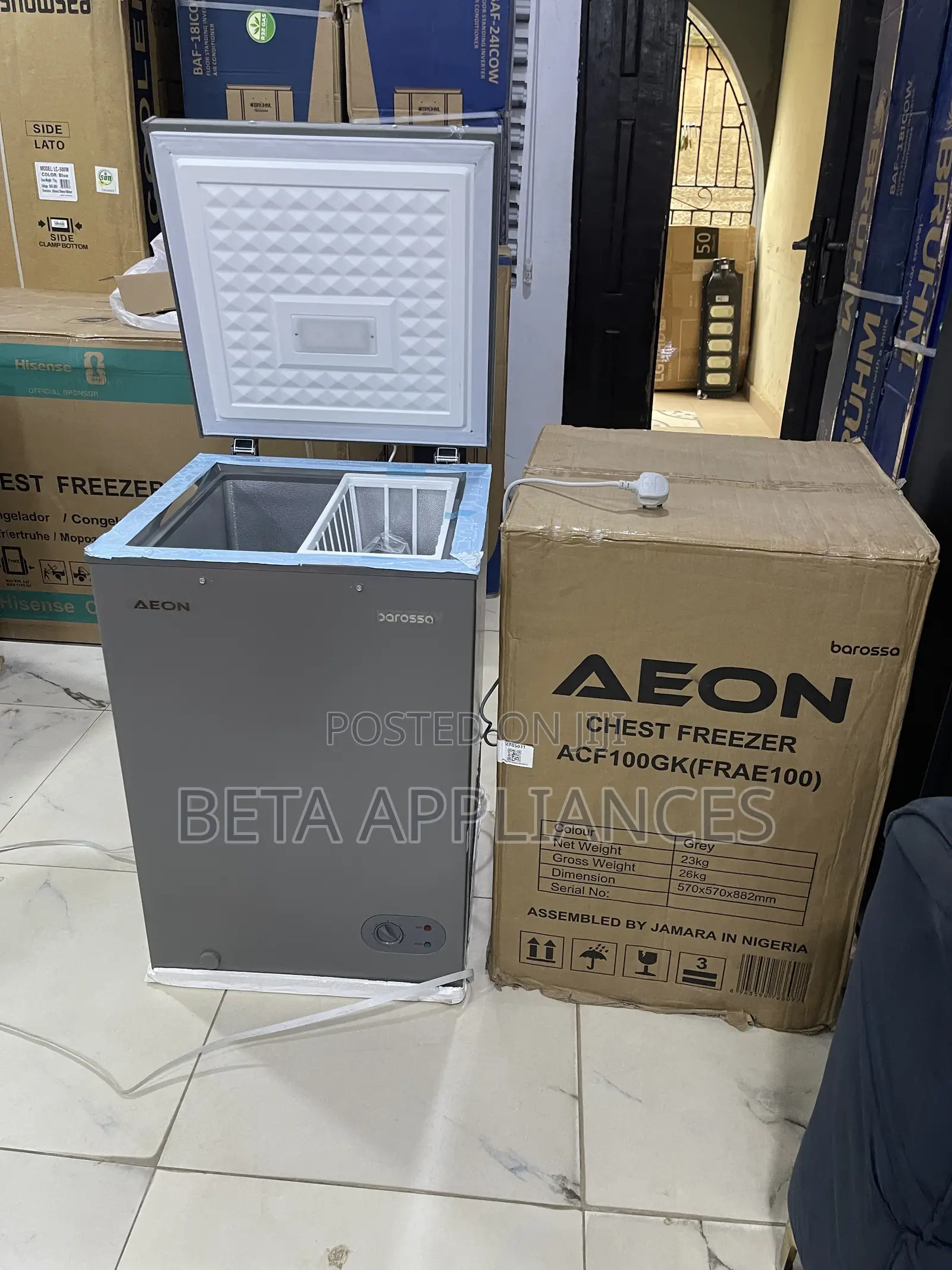 Aeon 100L Chest Freezer – Simple, Spacious & Reliable