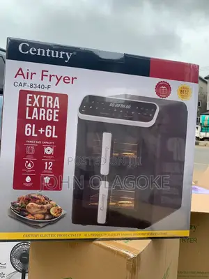 The Century Double Stack 6L + 6L Air Fryer (Model CAF-8340-F)