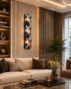 Nordic Postmodern Crystal Indoor Wall Light for Living Room, Bedroom.