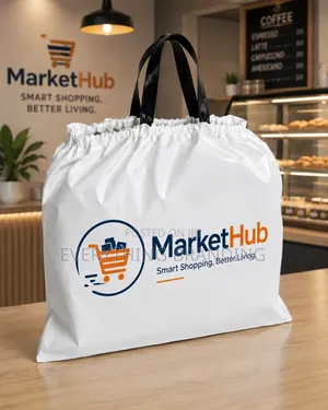 Loop Handle Nylon Shopping Bags – Custom Print for Boutiques Retail