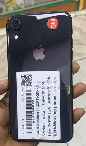 Apple iPhone XR 64 GB Black