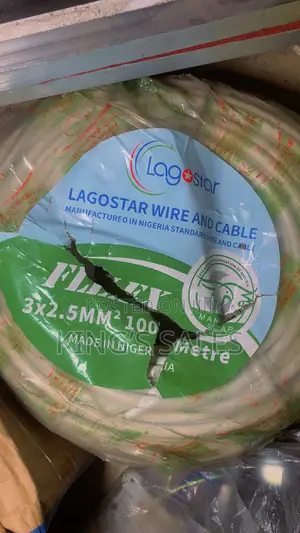 Lagostar 3 Core 2.5mm2 Copper Cable/Wire – 100m Roll