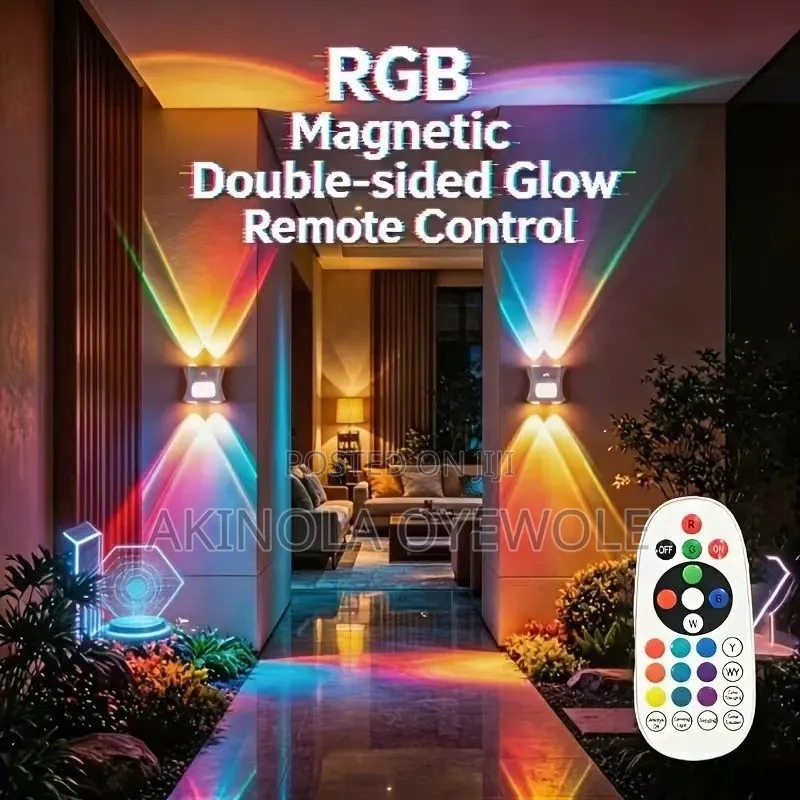 RGB Smart Atmosphere Wall Light With Motion Sensor & Remote Control