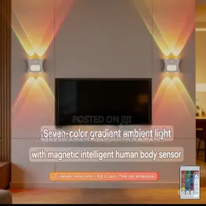 RGB Smart Atmosphere Wall Light With Motion Sensor & Remote Control