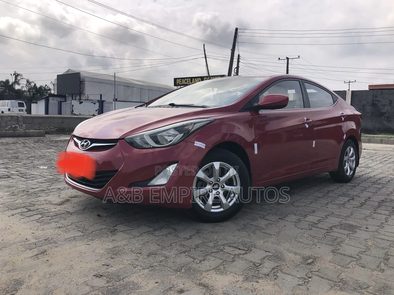 Hyundai Elantra 2015 Red