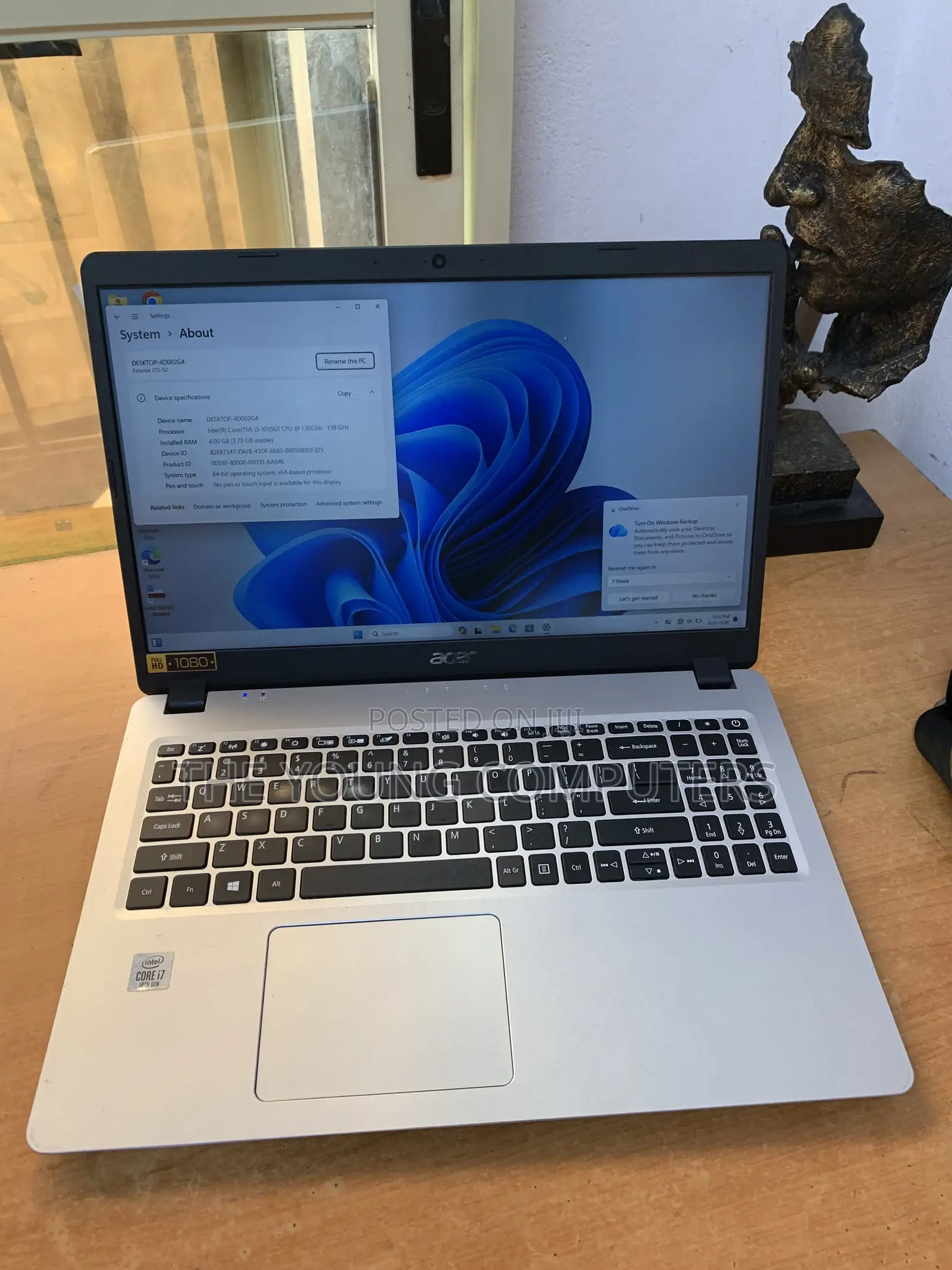 Laptop Acer Aspire 5 8GB Intel Core i5 HDD 1T