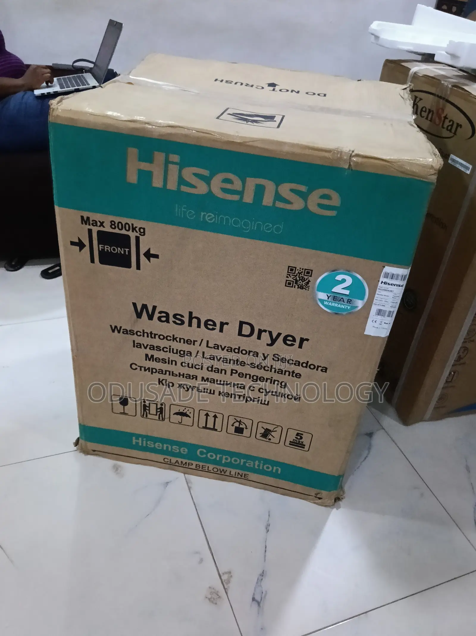 Hisense 8/5kg Efficient Wash & Dry Front Loader Washing Machine