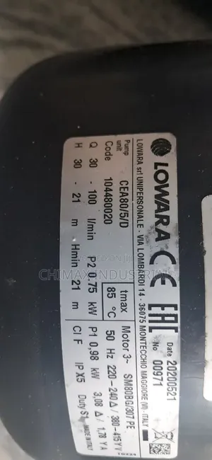 Lowara BG Series Stainless Pump
