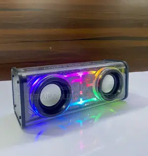 V8 RGB Dual 13.6W Wireless Bluetooth Speaker With LED Lights & FM