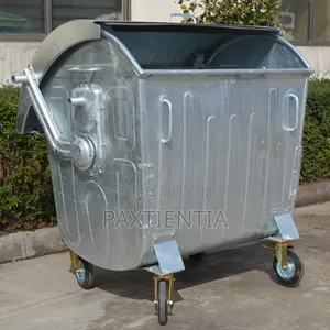 Galvanised Waste Bin 1100 Litres