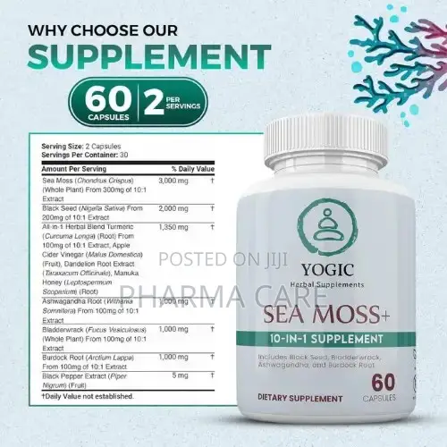 Sea Moss Complex 10-1 60 Capsules