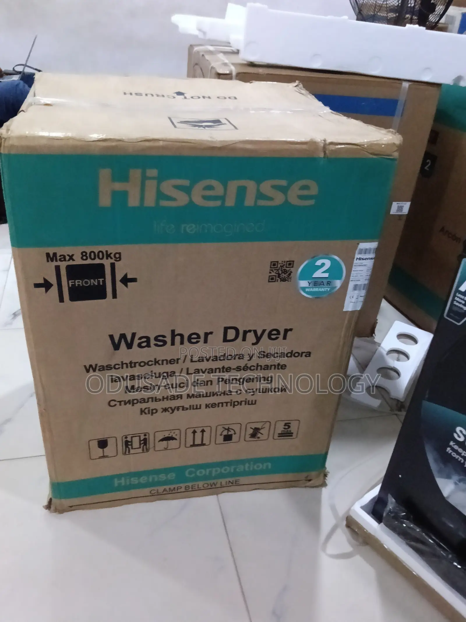 Hisense 8/5kg Durable Wash & Dry Front Loader Washing Machine