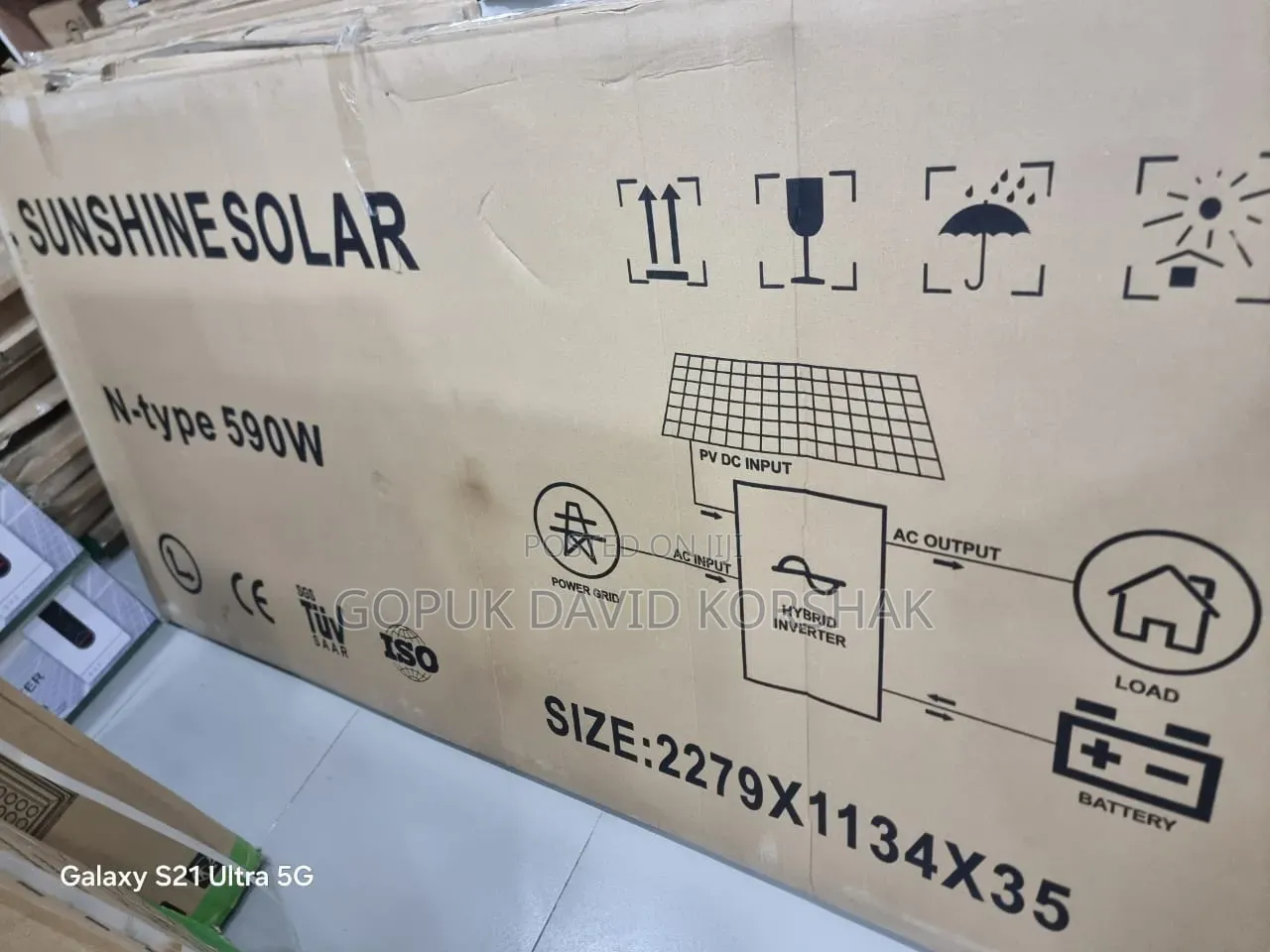 600W Solar Panel