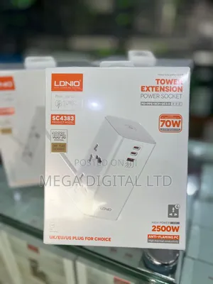 LDNIO SC4383 70W GaN Tower Extension Power Socket