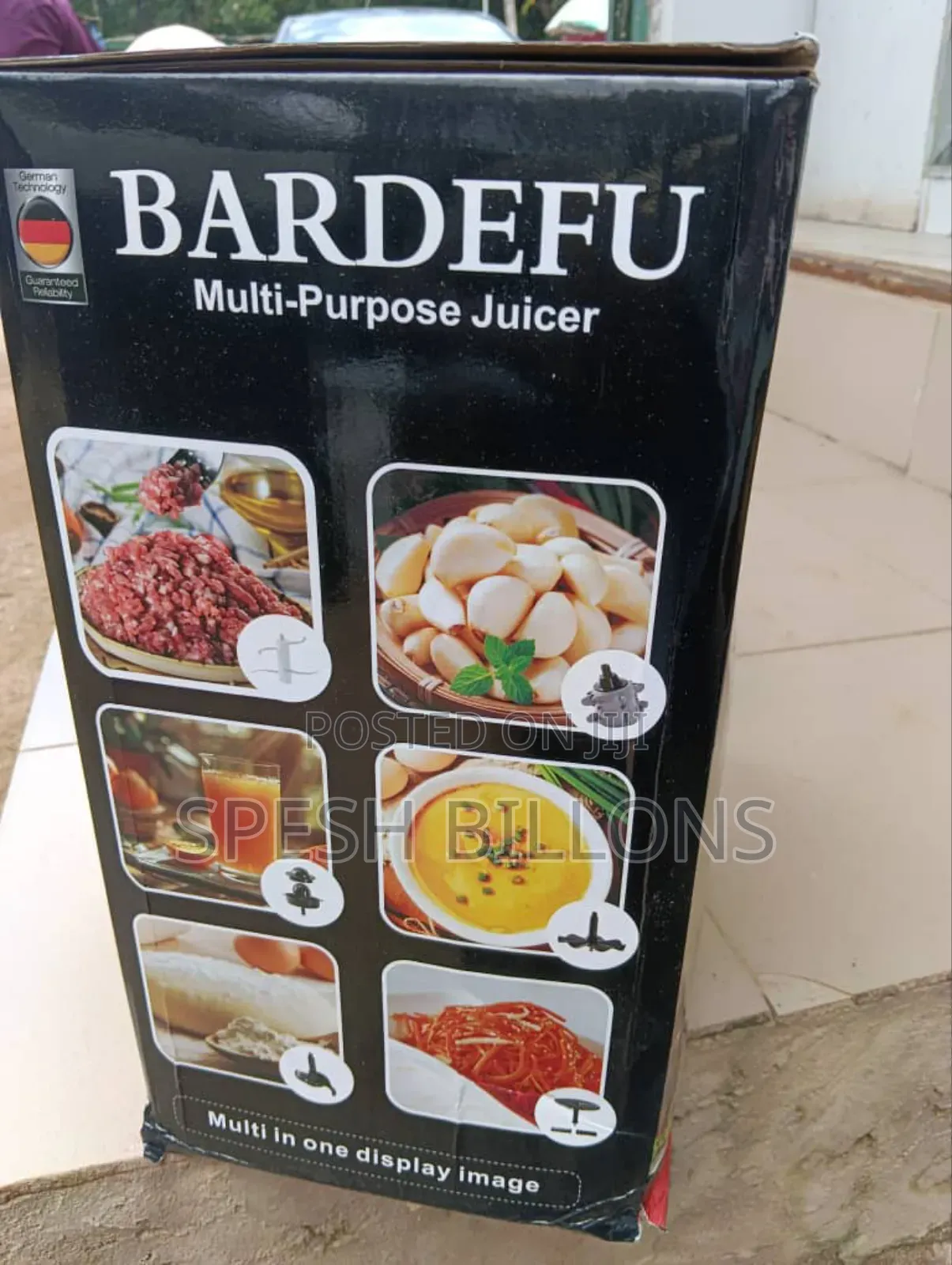 8 in 1 MultiPurpose Bardefu Industrial Blender, 4L Double Cups Quality