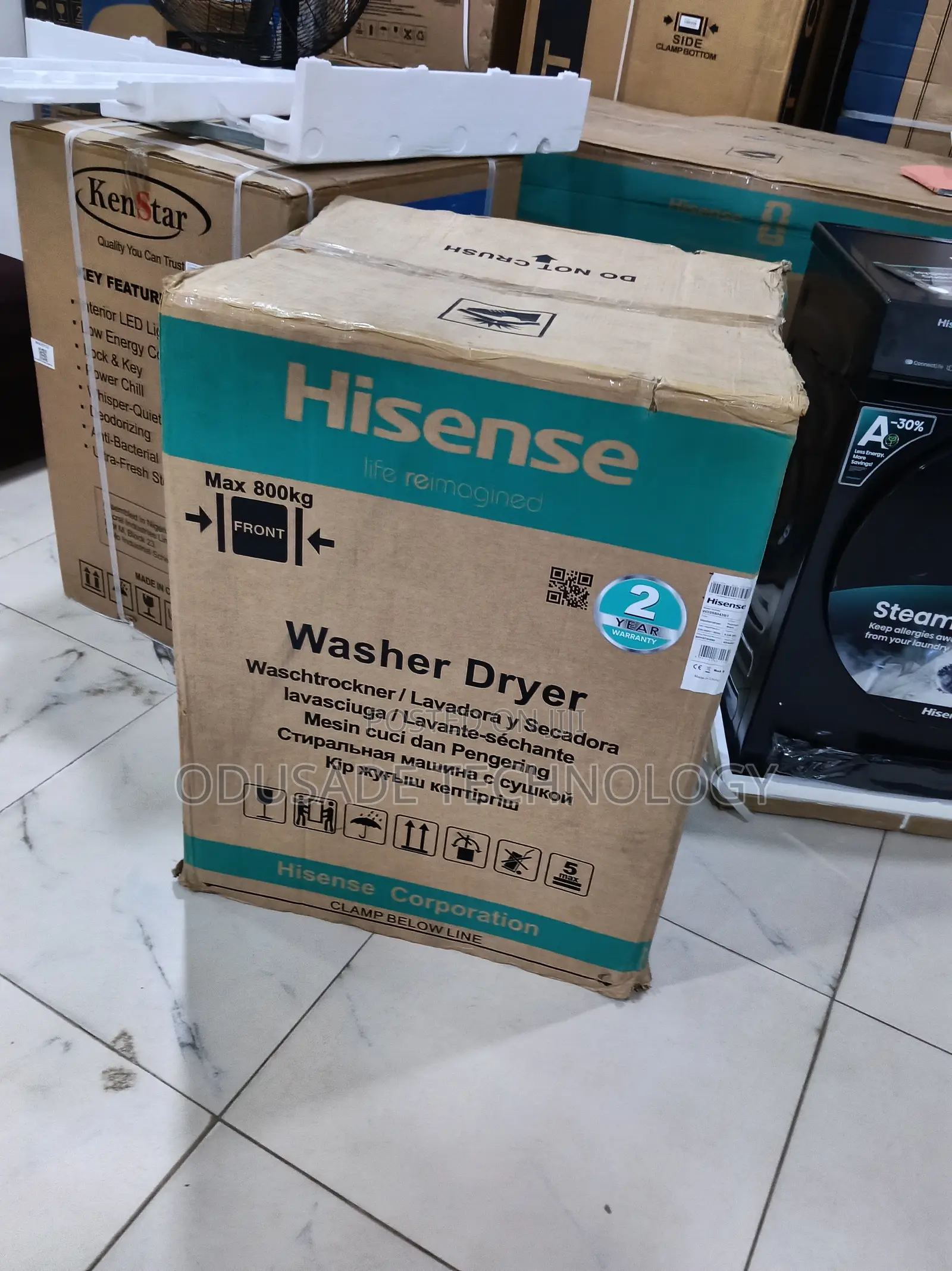 Hisense 8/5kg Simple Wash & Dry Machine Front Loader
