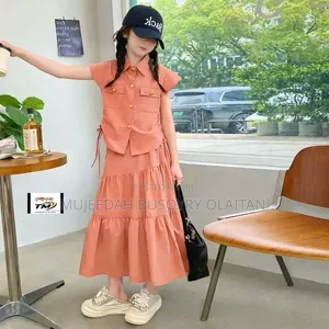 2pieces Children Gown