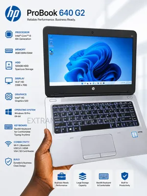 Laptop HP ProBook 640 G2 8GB Intel Core i5 HDD 500GB