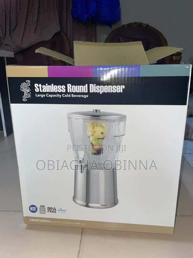 Stainless Round Juice Dispenser