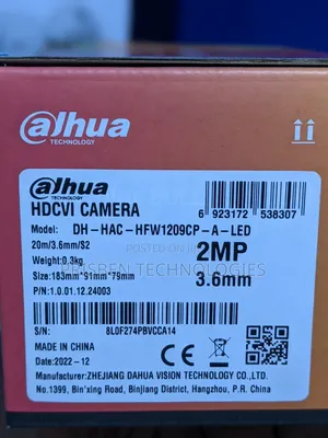 Dahua 2mp Full Color Analog Camera Mera