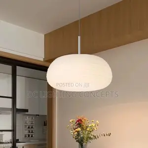 Nordic Full White Spectrum Apple Stripe Ceiling Light for Living Room.