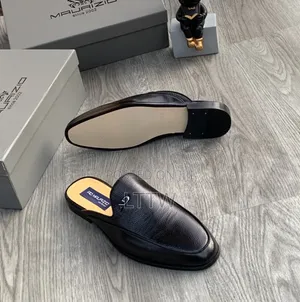 Premium Men’s Designer Leather Slippers | Luxury Casual Footwear