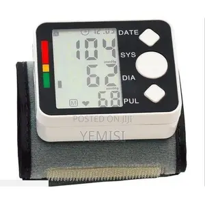 Digital LCD Wrist Blood Pressure Monitor Heart Beat Rate Pulse Meter
