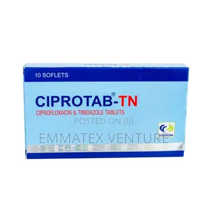 Ciprotab TN Tablet (Cipro+Tinidazole) X10