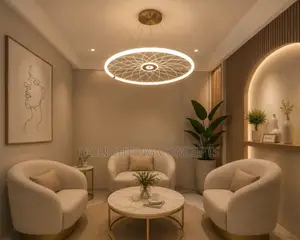Modern Antique Natural Acrylic Pendant Chandelier for Living Room.