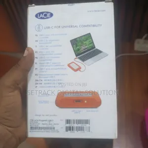 Lacie 1tb Rugged USB -C Portable External Hard Drive